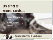 Tablet Screenshot of albertgarcia.com